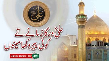 ALi Warga zamane te koi peer wikha Main Nu