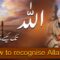 How to recognise Allah